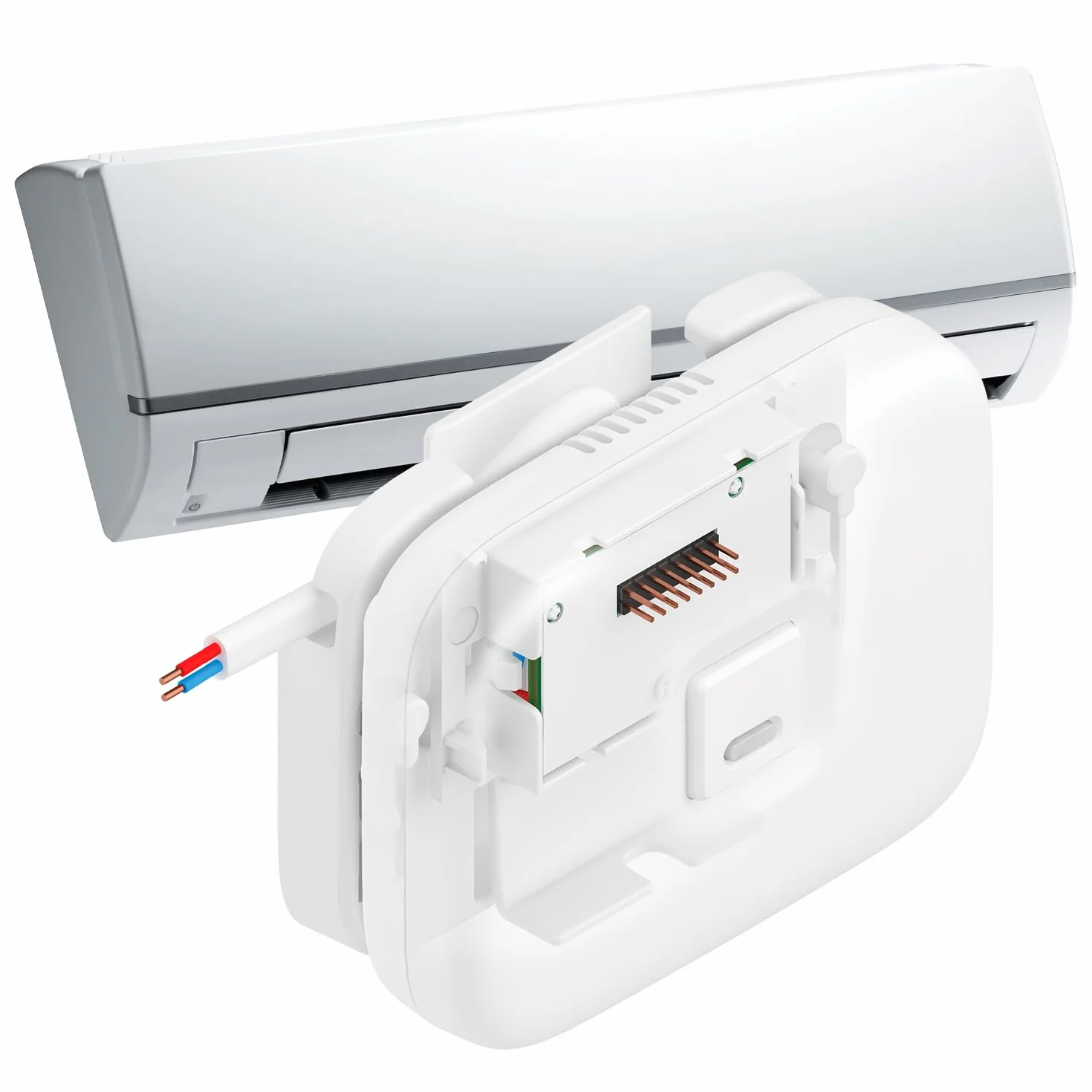 NodOn - Soporte de pared para controlador A/A por infrarrojos para conectar directamente el controlador a la alimentación del split, sistemas de fijación simple, rápido, seguro, fiable y compacto.