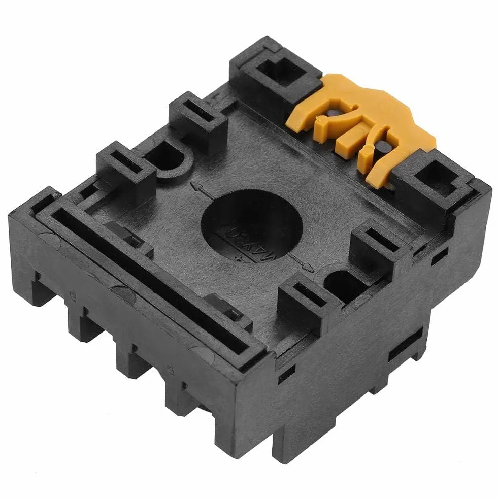 PF113A Enchufe de la Base del Relé de Potencia del Zócalo del Soporte del Relé de 11 Pines JQX-10F JTX-2C