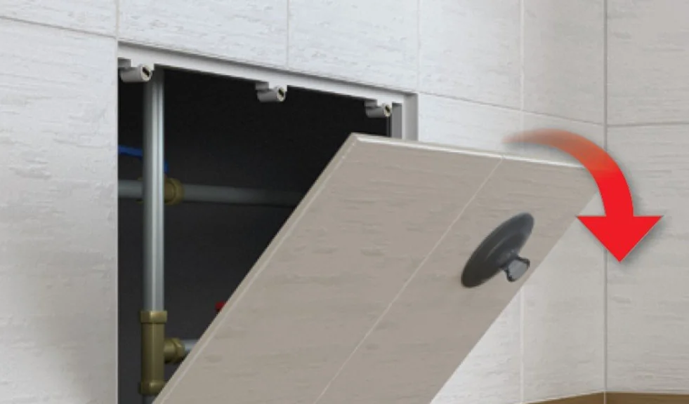 Havos Puerta de inspección, trampilla de enlosable magnéticamente: 400 x 500mm