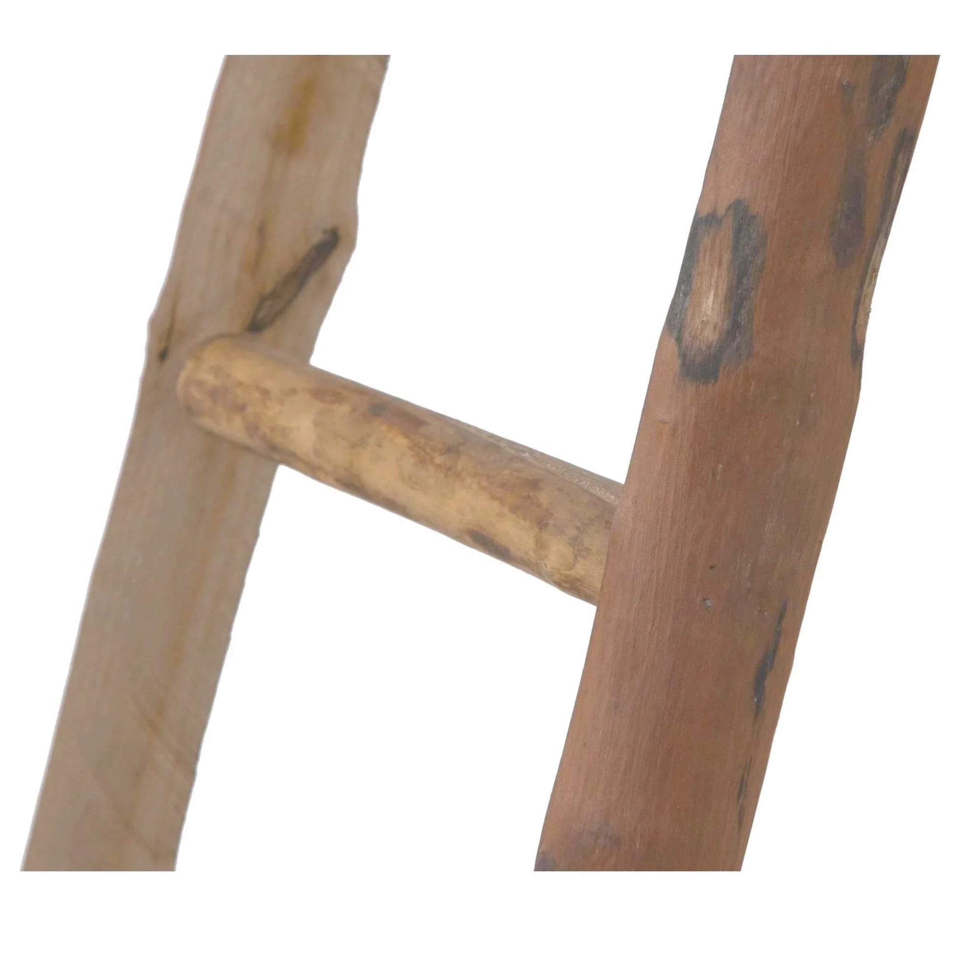 Biscottini Toalleros de baño sin Taladro 155x6x42 cm - Escalera Madera para Dormitorio - Toalleros de baño de pie - Perchero de pie