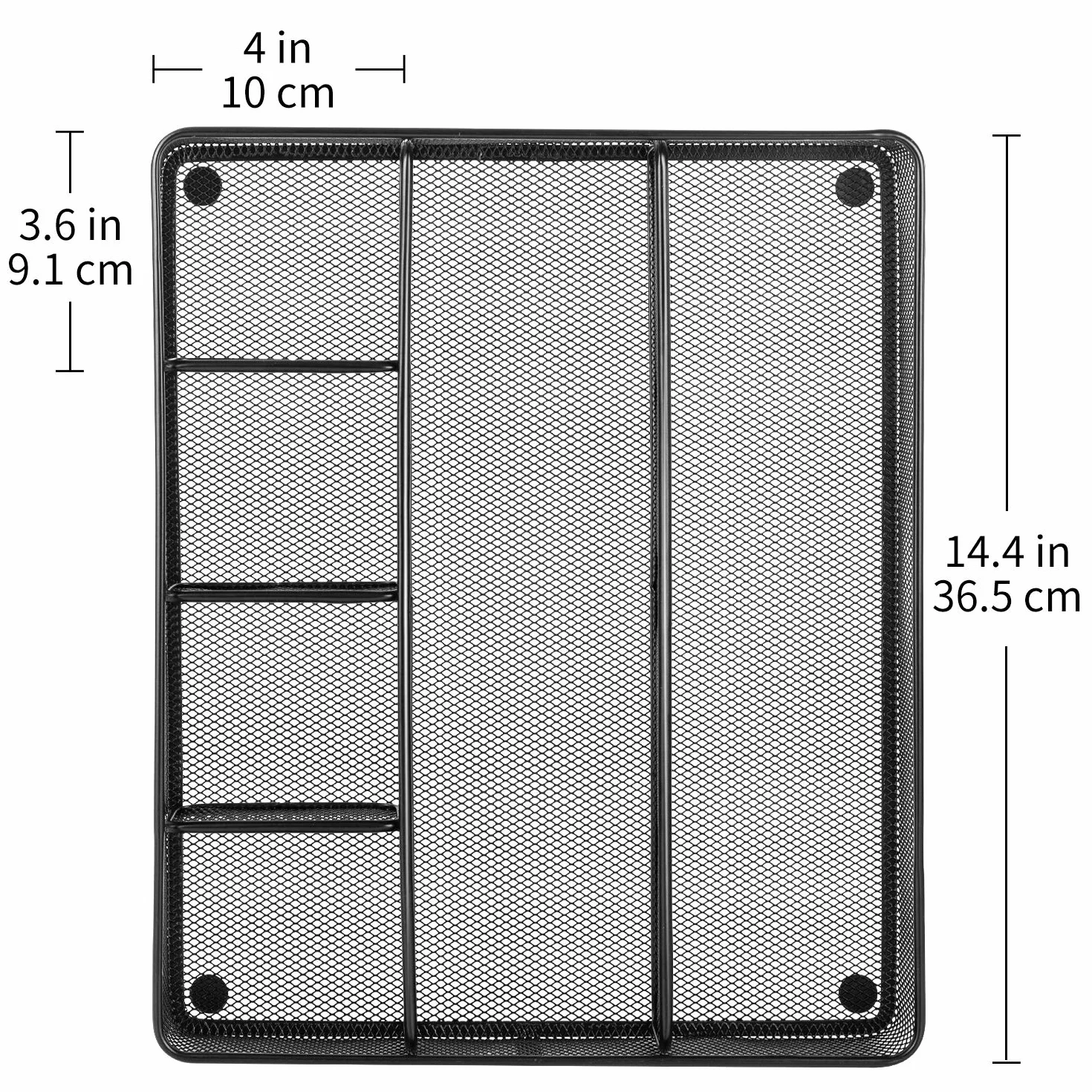 Amazon Basics Mesh Drawer Organizer Black
