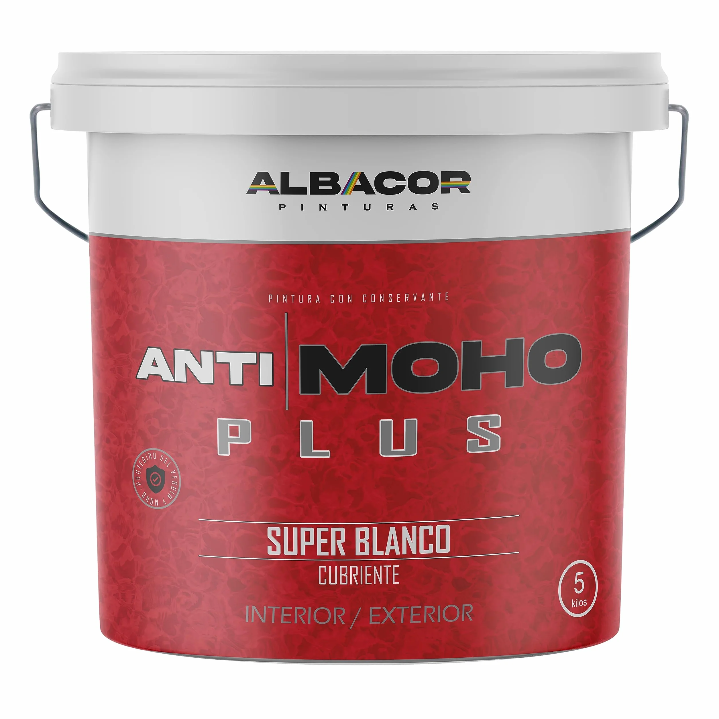 ALBACOR Pintura Blanca Antimoho Plus 5KG Anticondensación Liso Mate Antihumedad