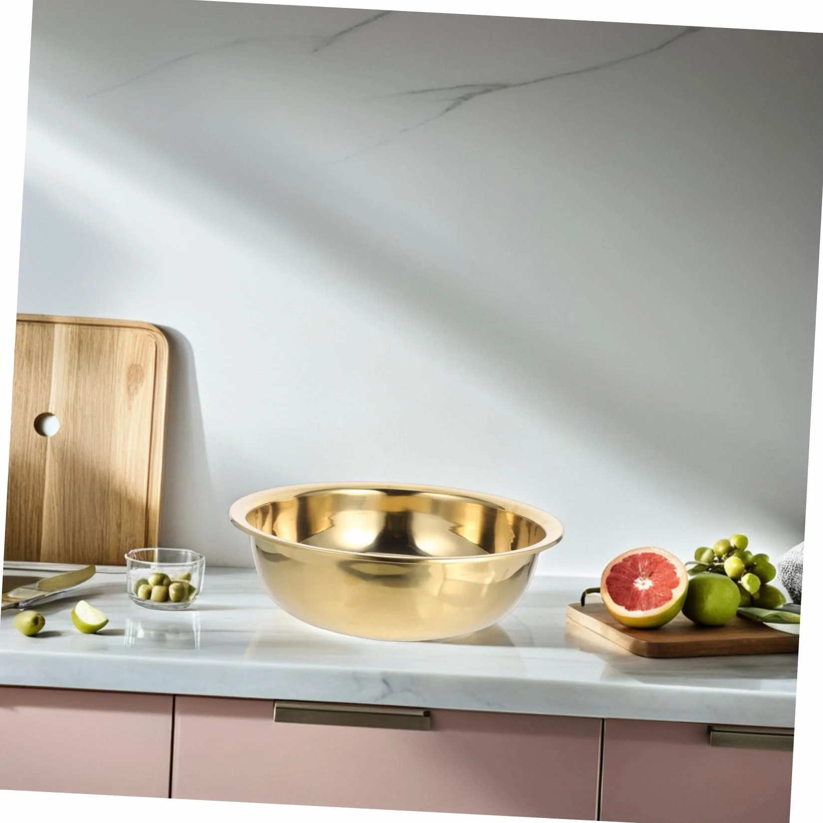 Lavabo Multifunción de Acero Inoxidable Tamaño Mediano Acabado Pulido Resistente Deformación para Lavar Verduras Remojar Pies Cocina y Baño