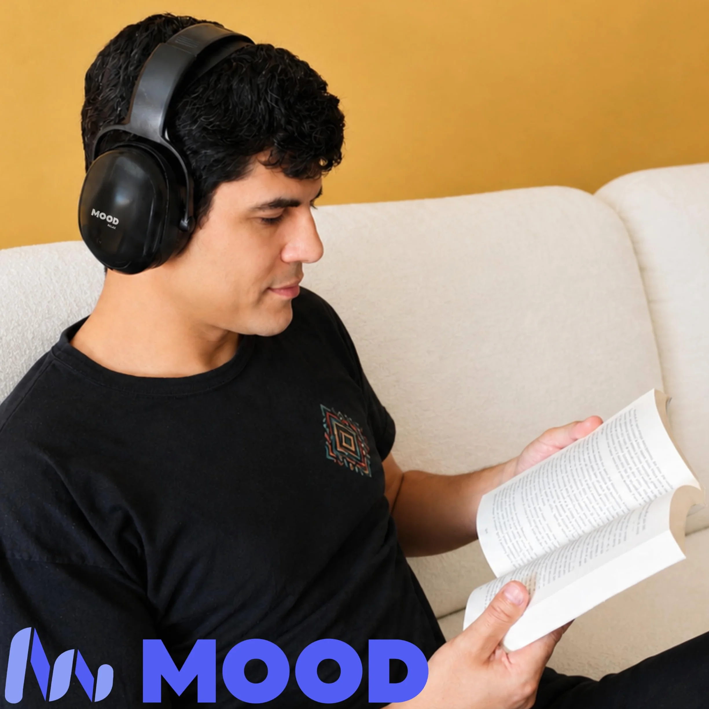 MOOD Cascos antiruido adultos 33 dB SNR Relax Black