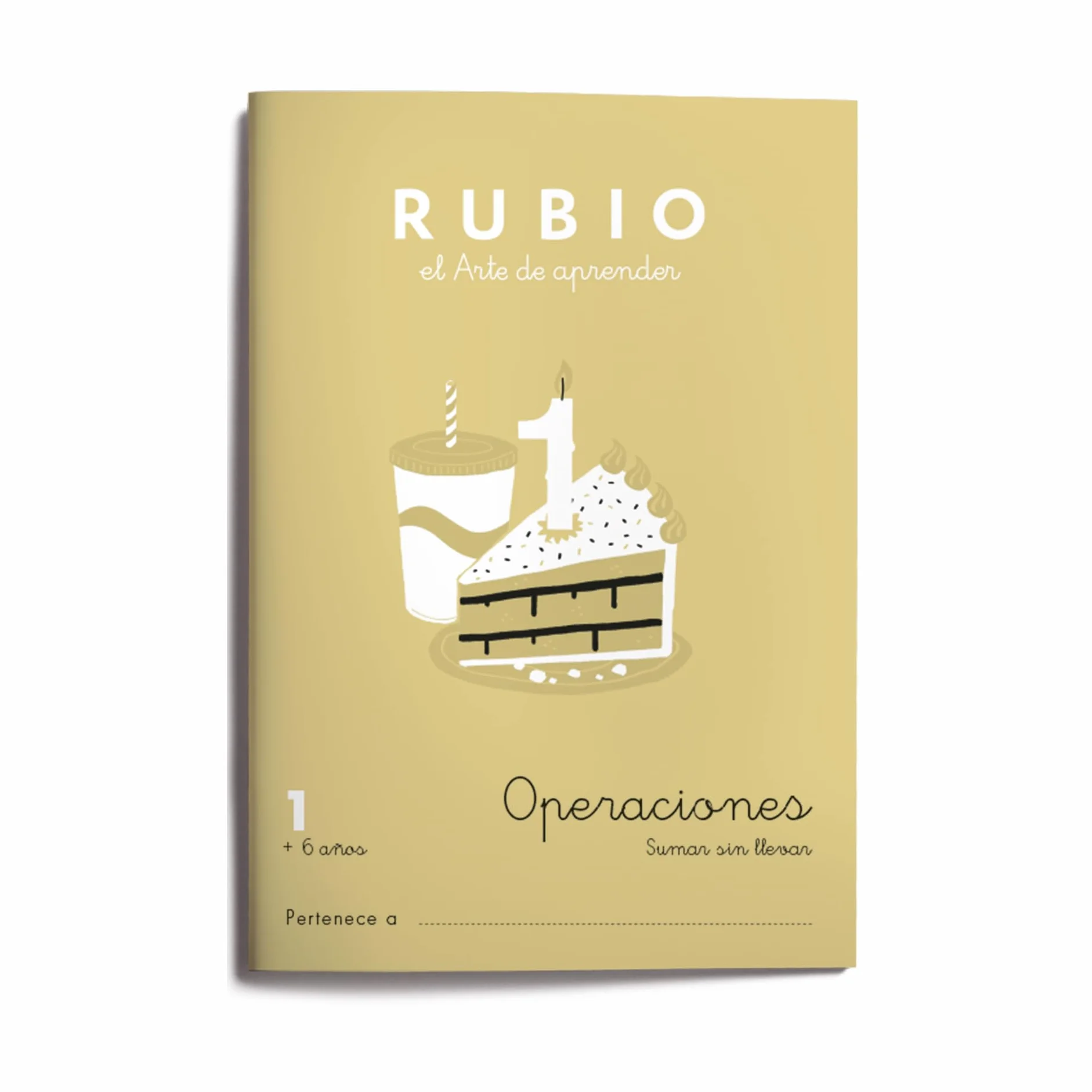 RUBIO Cuaderno Operaciones 1 Sumas sin llevar +6 años 9788485109500