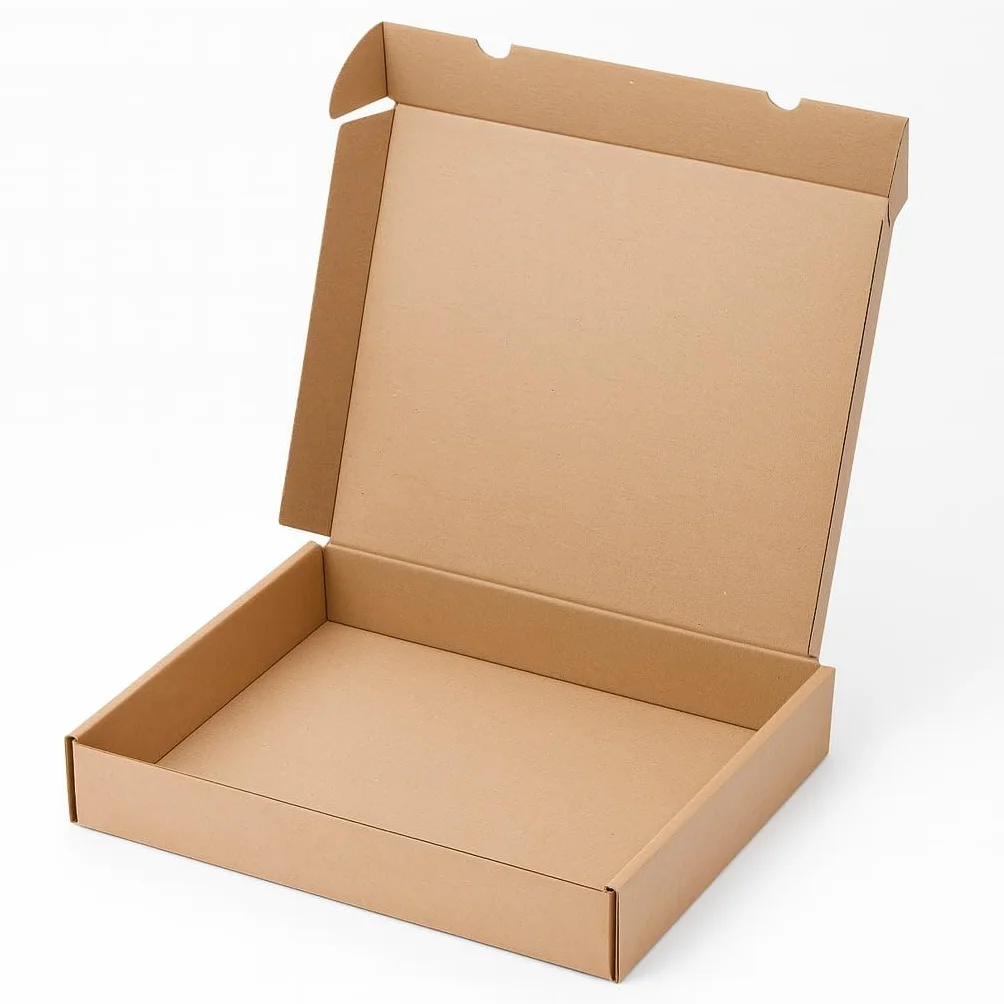 TELECAJAS 25 Cajas Postal Automontable 43x35x7 cm Cartón Kraft con Tapa Robusta
