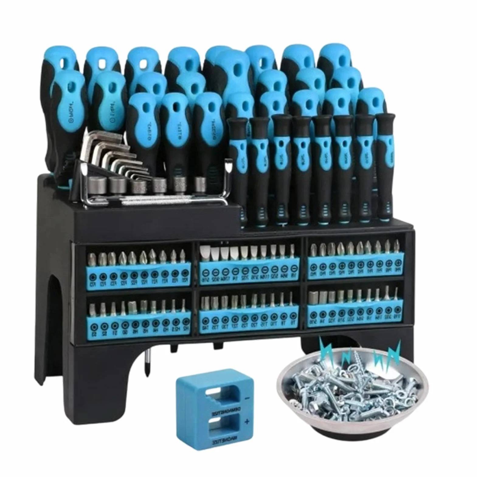 Juego de destornilladores magnéticos de 118 piezas, herramientas de precisi | Juego De Destornilladores Con Estuche Para Ordenador, Relojes, Gafas, Mantenimiento De Electrodomésticos, Reparación De Autom