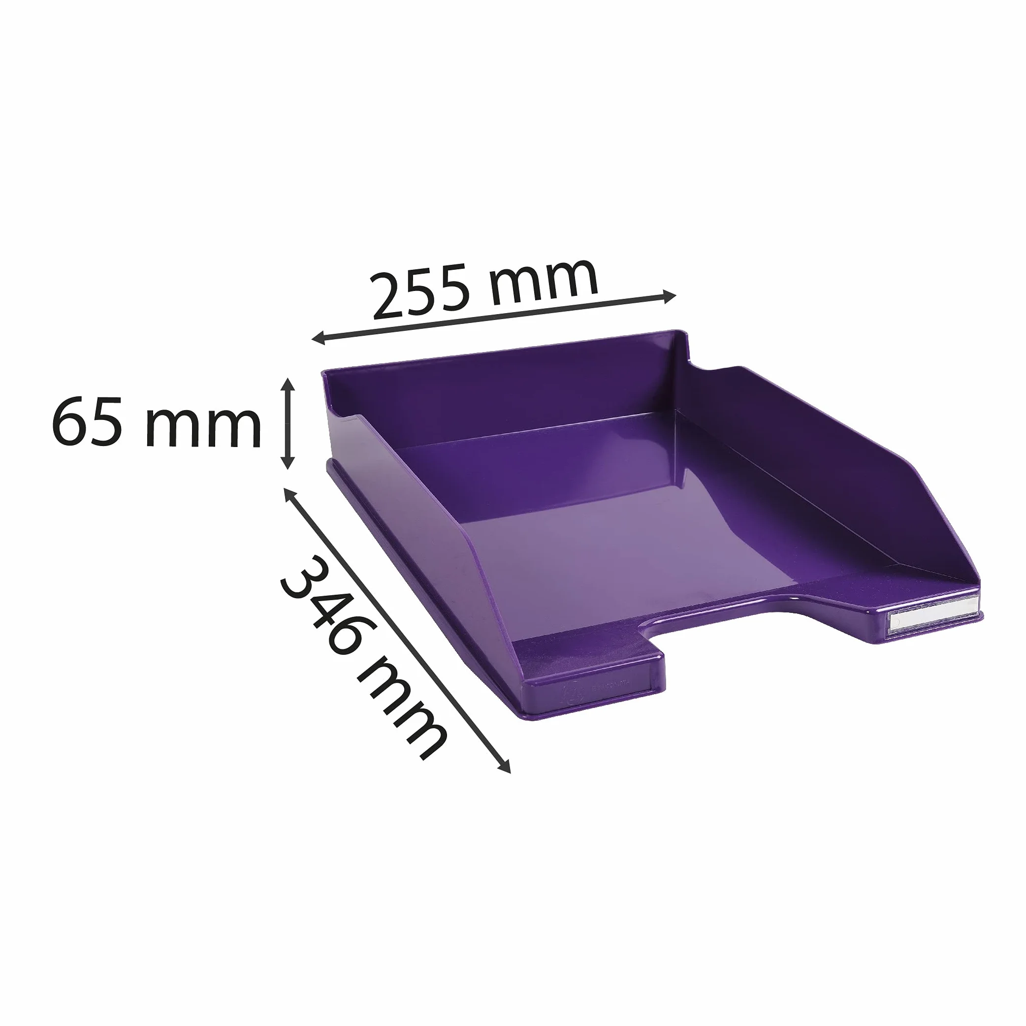 Exacompta COMBO MIDI juego de 6 bandejas para documentos A4+ 34,6x25,5x6,5 cm violeta brillante