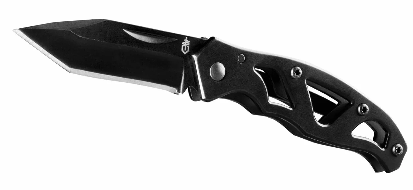 Gerber Paraframe Mini, Navaja Unisex Adultos, Negro (Black), Tanto