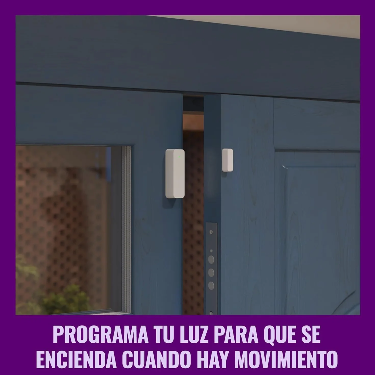 WiZ Sensor de Contacto - Vigilancia del hogar, alertas en Tiempo Real, alarmas Luminosas, fácil instalación, Control de Aplicaciones, conexión con cámaras y Luces WiZ, Paquete Doble