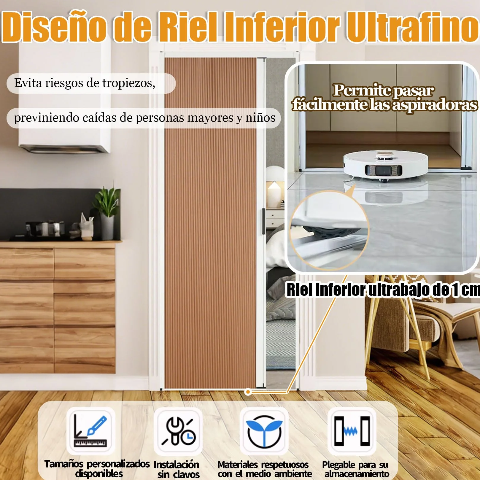 Puertas Plegables Interiores,Puertas de acordeón,Puerta Plegable de Acordeón Gris Sin Perforar con Marco de Metal y Panel no Tejido,con Manija,Lavadero/Ducha/Guardarropa/Lavaderos Gris