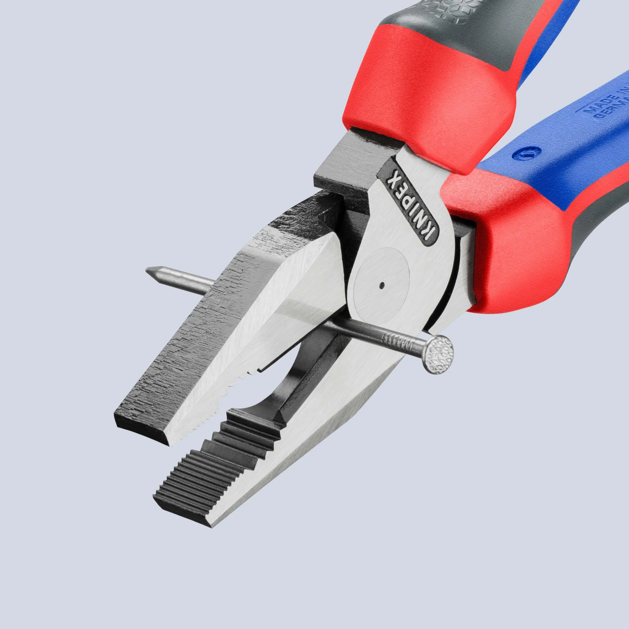 KNIPEX Alicate universal de fuerza Negro atramentado con mangos confort 225 mm, 02 02 225