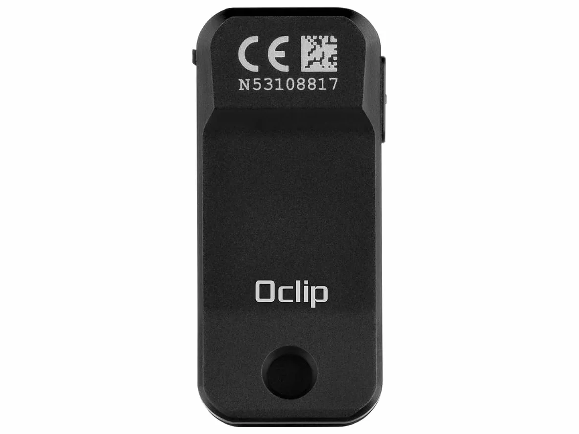 OLIGHT Oclip Linterna ángulo Recto Bicicleta, 300 LM, Luz Blanca y roja (Negra)