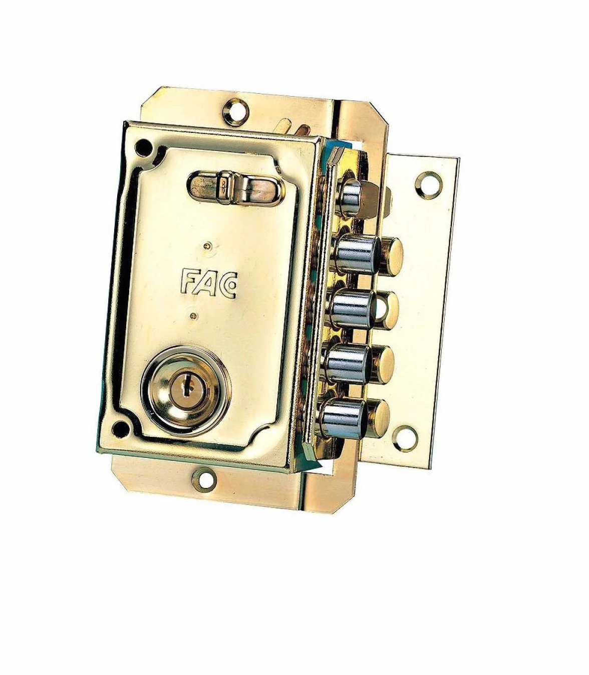 Cerradura Fac S 90 Dorada Derecha
