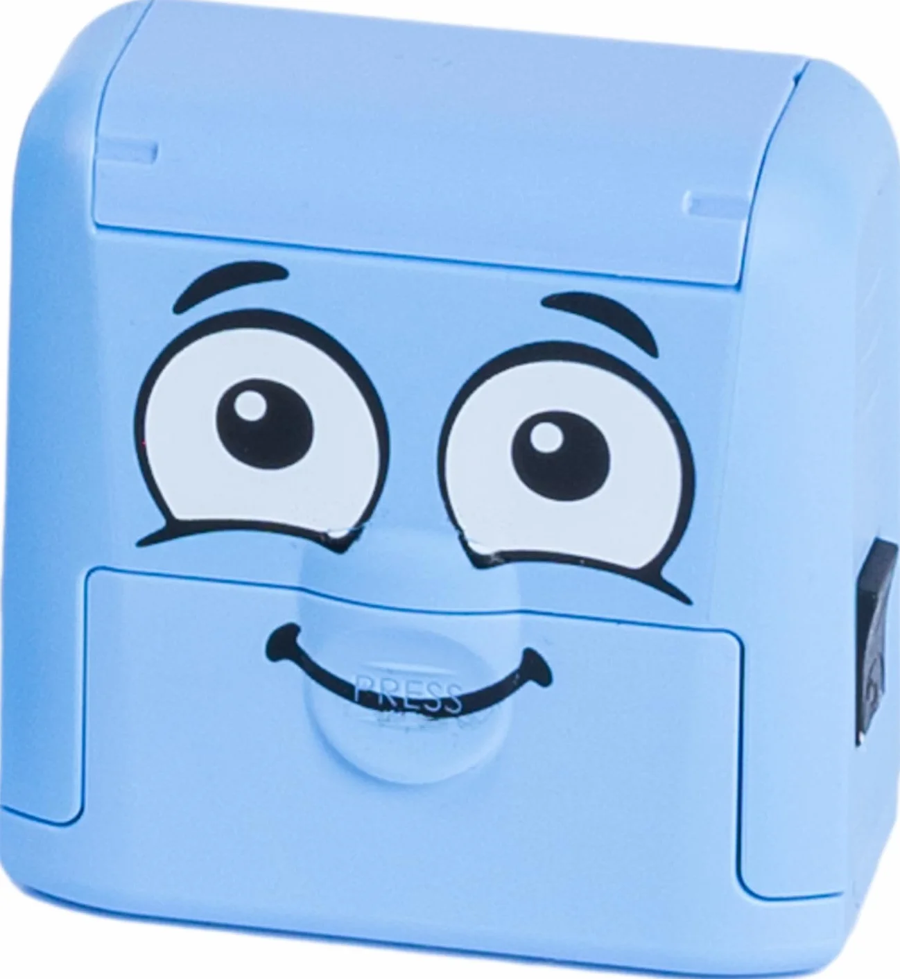 Sello Personalizable para Niños con Tinta 1000 Impresiones Kit Etiquetas Cinta Termoadhesiva Azul