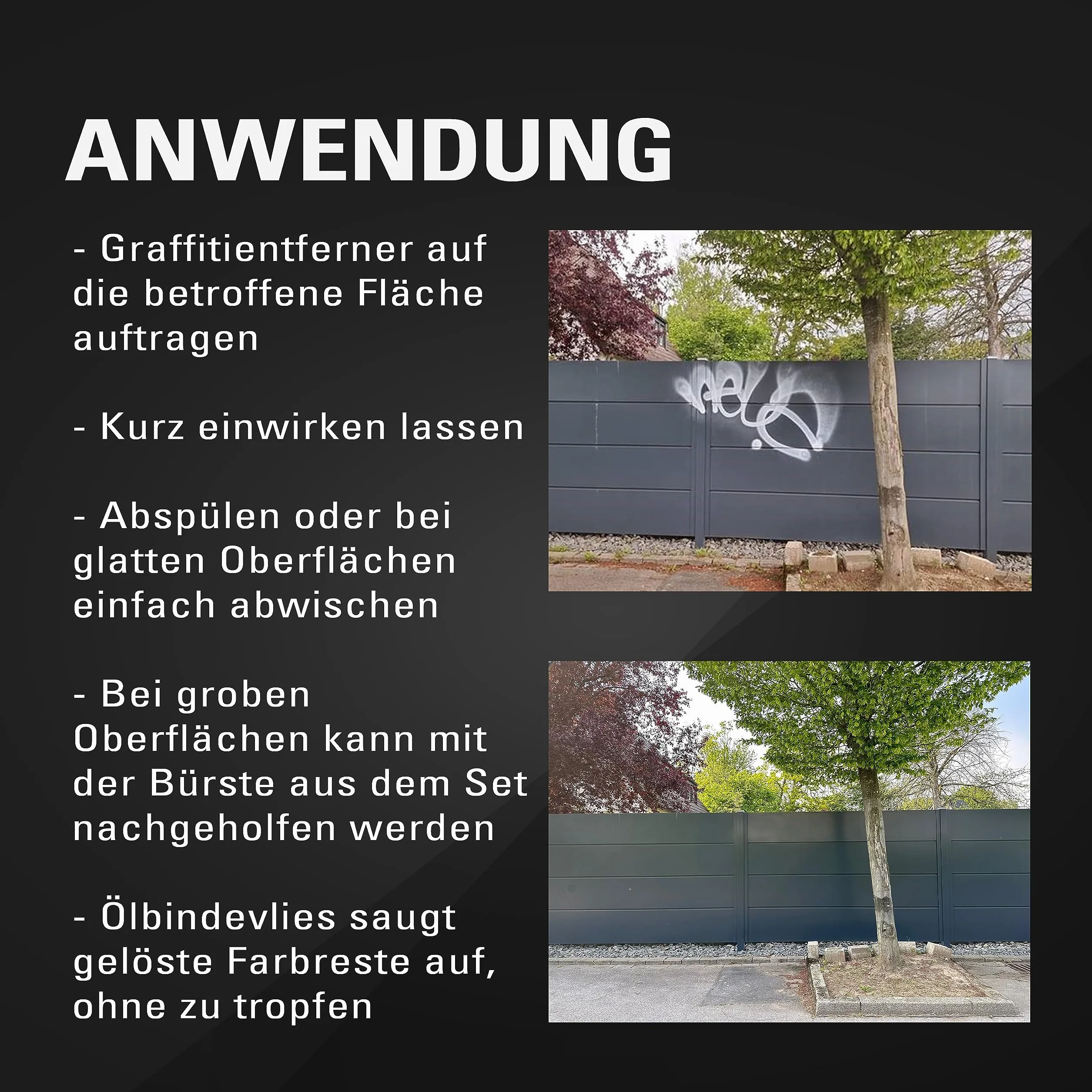 Limpiador de grafito 4 x 400 ml Spray (7589.2) – Decapante de pintura grafitilöser Farbabbeizer Farbentferner Lackentferner Lackentferner Lacklöser Lasurlösmittel Dispersionsmittel AbDecapante BRESTOL