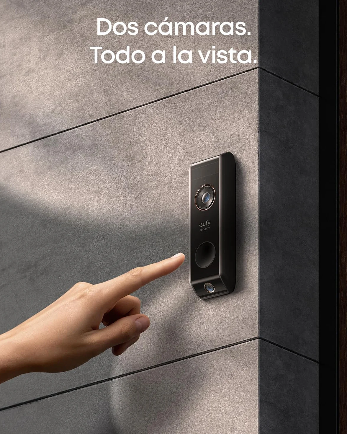 Eufy Security Video Doorbell S330 Camera 2K HD Detección de Movimiento Dual Almacenamiento Local 16GB