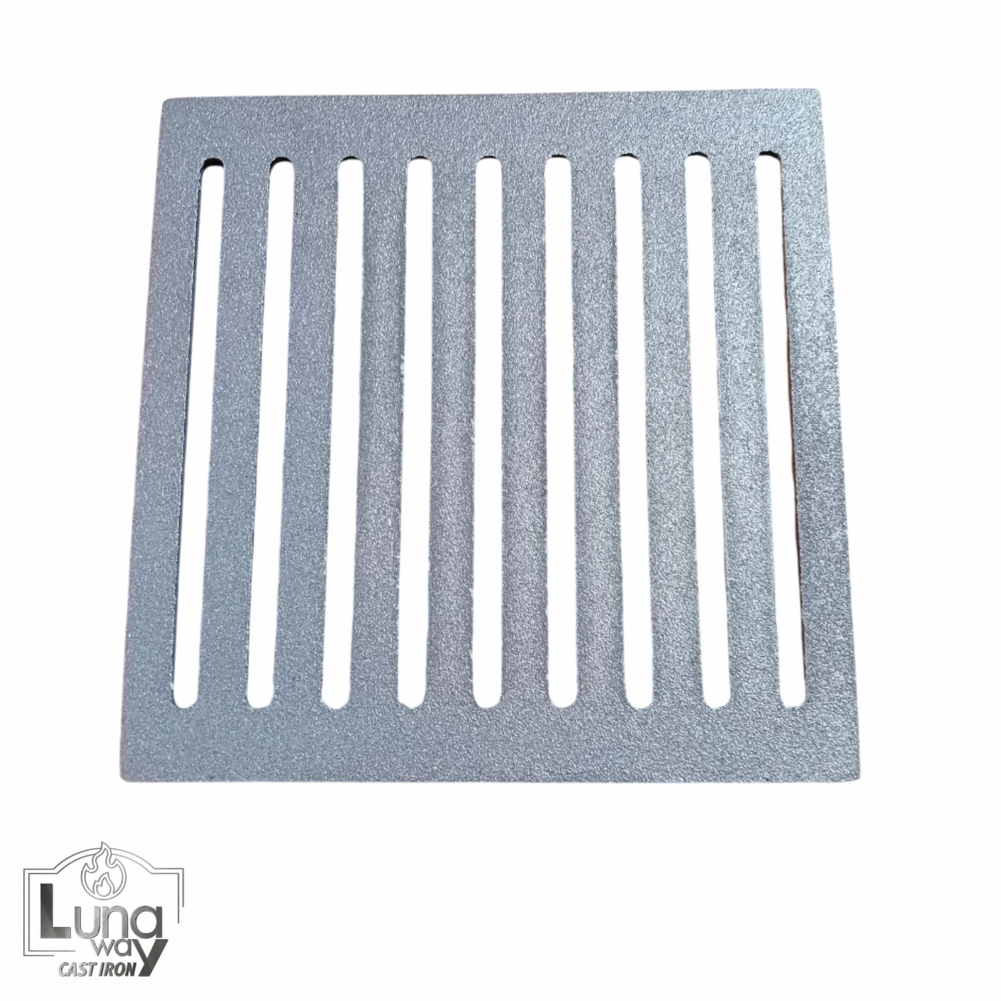 Rejilla para cenizas de hierro fundido | Optimiza el tiro de la chimenea y la estufa | Resistente a altas temperaturas | Fácil limpieza, Hierro fundido, 20 x 20 cm