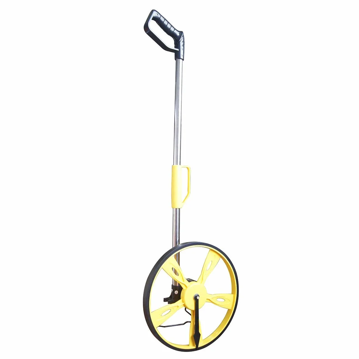 TOPWAY Rueda de Medición de Distancia con Mango Plegable 9999,9m, Odómetro de Rueda para Medición de Distancia, Medidor de Distancia con Bolsa de Transporte 311191