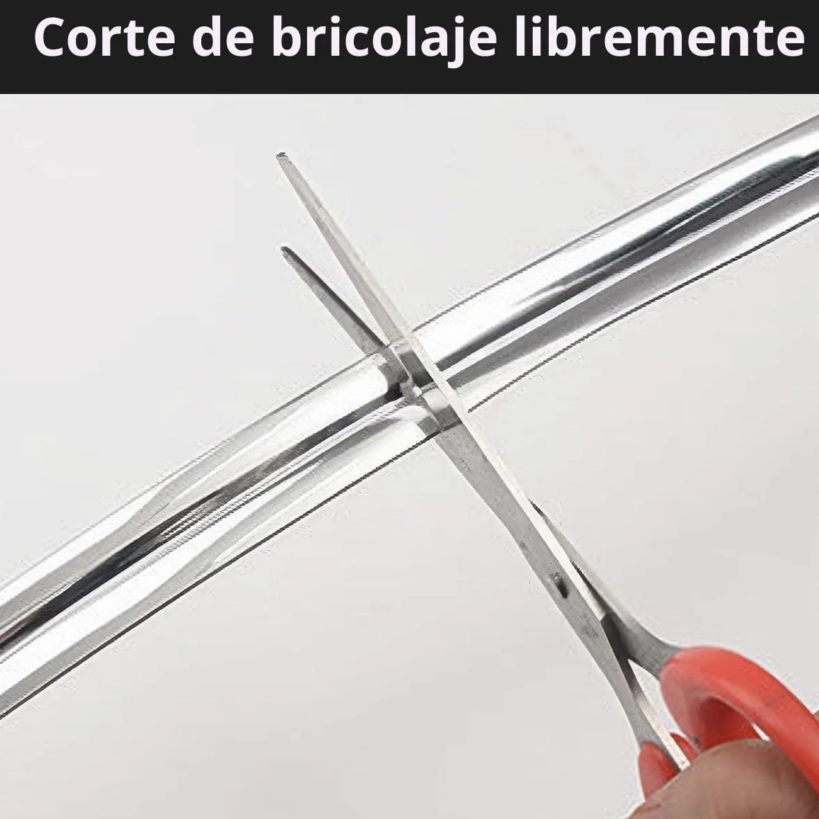 Molduras Decorativas para Pared, 12 mm x 5 m Borde De Marco Espejo, Moldura De Acabado Autoadhesiva, Molduras Decorativas Pared, para Paredes, Azulejos, Marcos para Espejos
