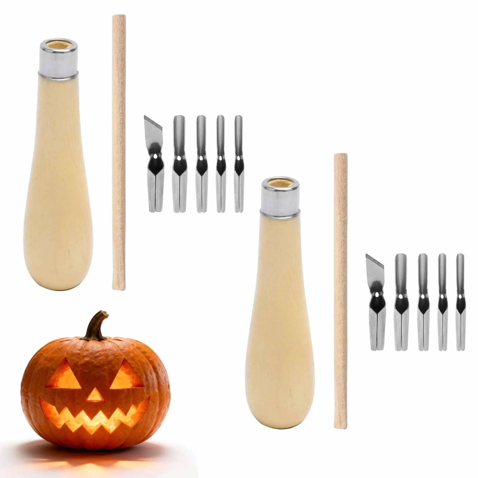 VOSSOT Linoleum Set 14 Cutter Herramientas para Tallar Madera Plancha de Linóleo para Grabado