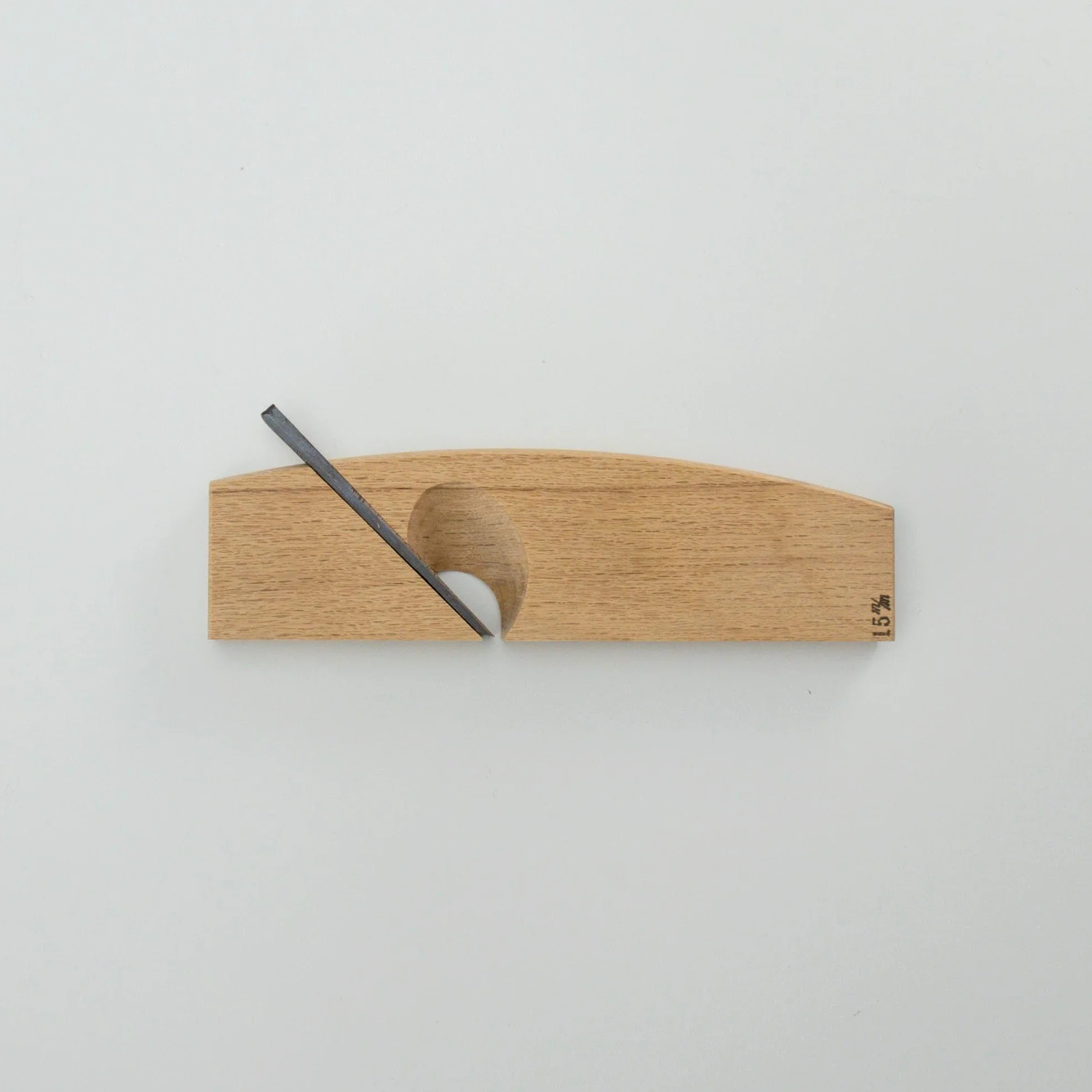 Cepillo manual japonés Wazakura, acero al carbono, cepillo de bloque manual de 18 cm, acabado en madera natural, herramienta para trabajar la madera (21mm)