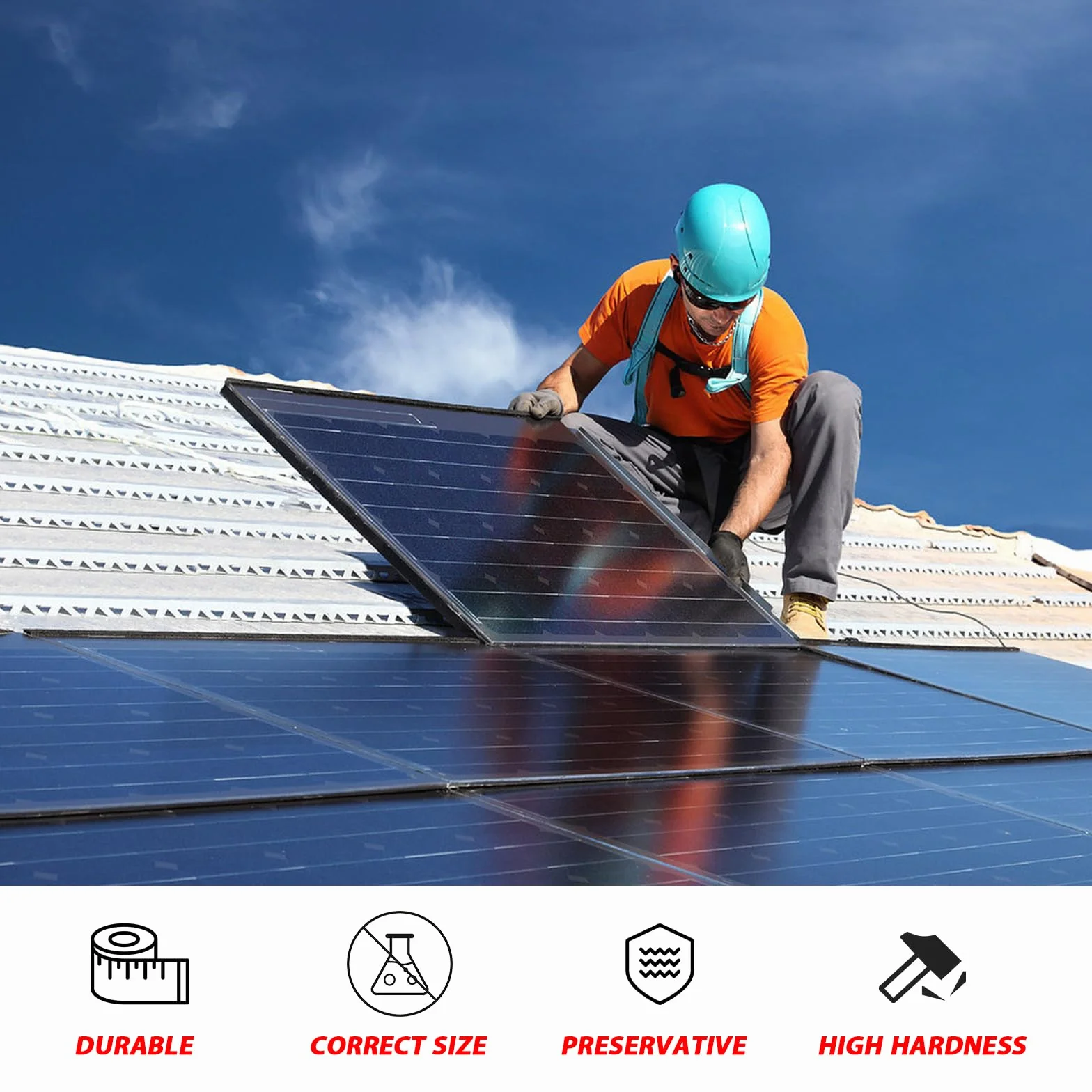 10 tornillos en T de cabeza de martillo, M10 x 25 mm, acero inoxidable A2-70 fotovoltaico, con tuerca de brida, para riel solar de invernadero de perfil de aluminio fotovoltaico