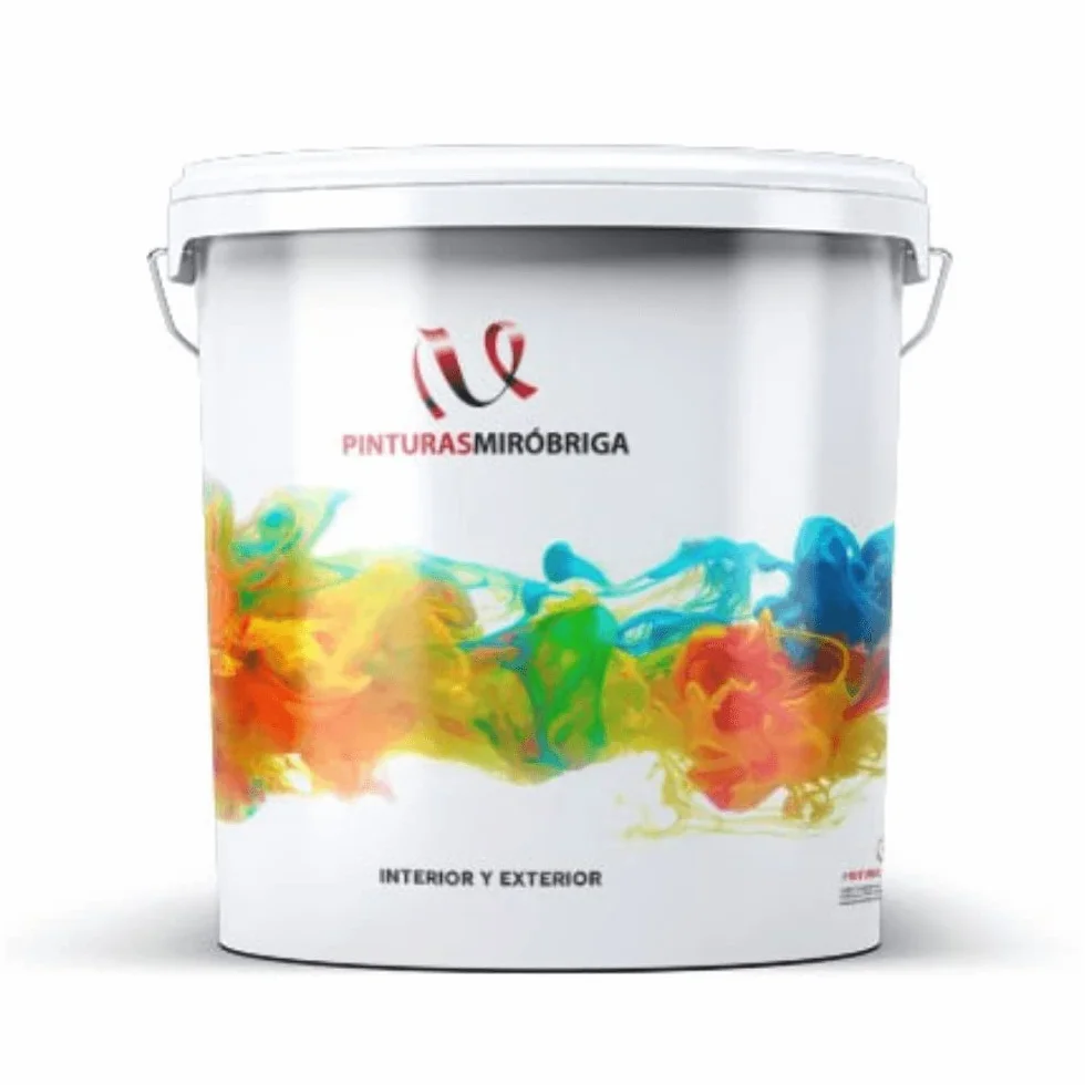 Pintura Plástica Blanca para Interior y Exterior Miróbriga (15 Lt.)