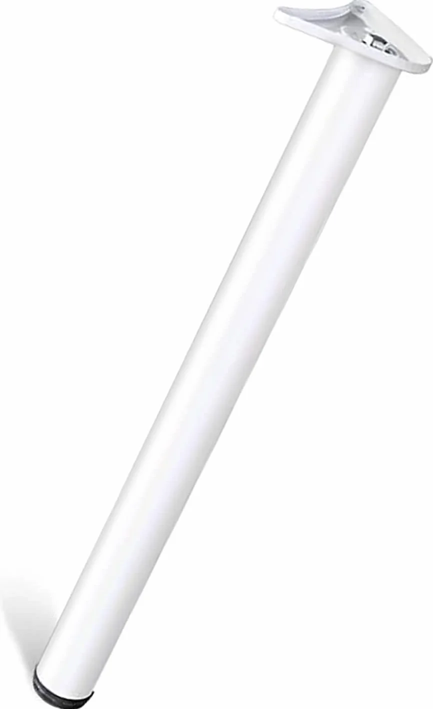 Patas para Muebles, Patas de Acero Inoxidable Regulables en Altura, Multicolor, 60 a 130 cm(White,70CM)