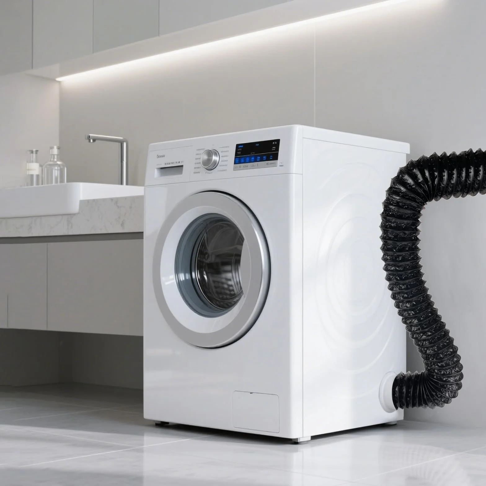 Manguera de Ventilación de PVC Ø 100 mm, 6m Tubo Flexible Conducto Salida Aire, Manguera de Escape Lámina de Aluminio Portátil para Secadora, Aire Acondicionado, Extractor