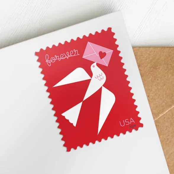 United States Postal Service Amor 2024 Hoja de 20 Sellos Postales Forever Scott 5826