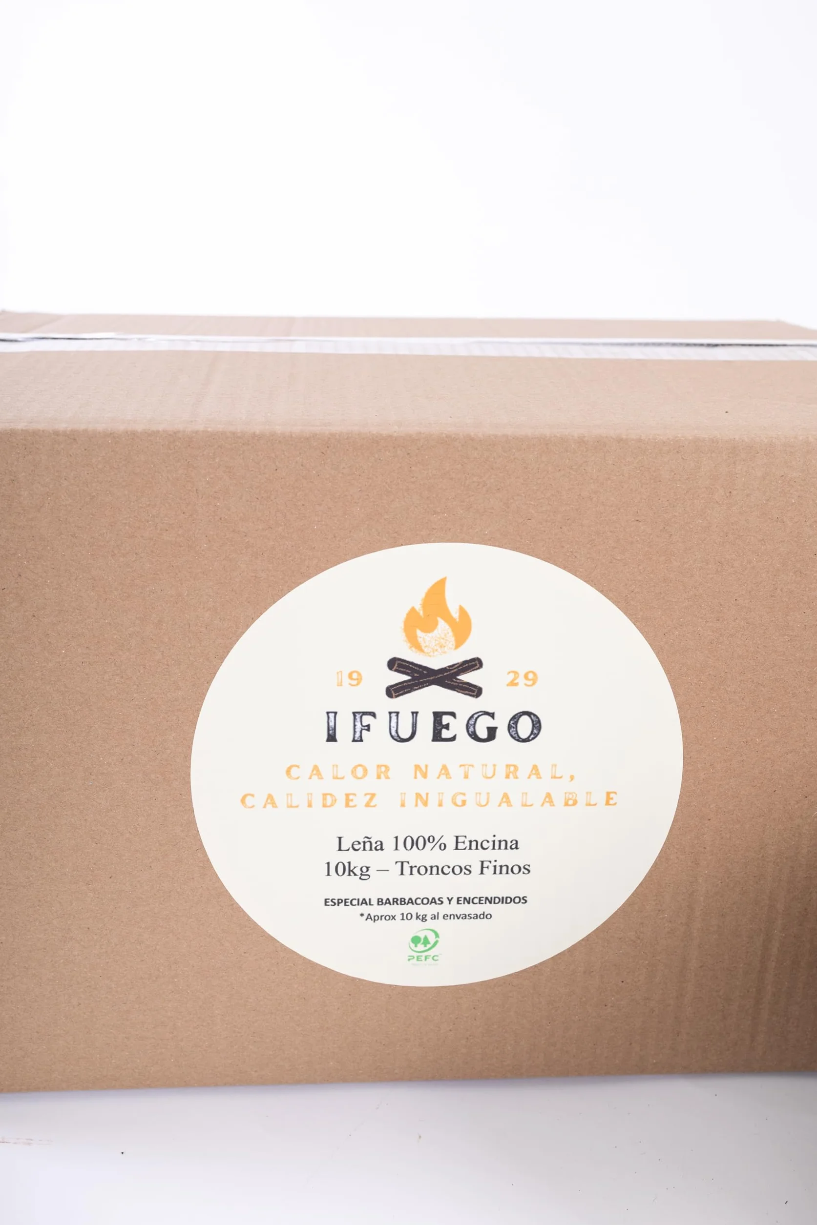 Leña para Barbacoas 100% Encina de Fácil Encendido (10kg)