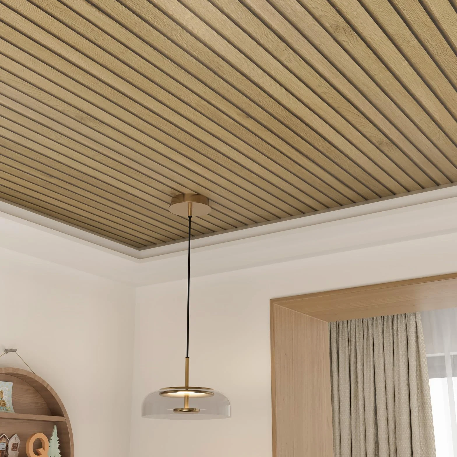 Livelynine Papel Pintado Autoadhesivo Pared Efecto Paneles de Madera 40CMx10M Lavable Papel de Pared 3D Madera Habitacion Comedor Salon Papel Adhesivo para Muebles Techo Rollo Vinilo Autoadhesivo
