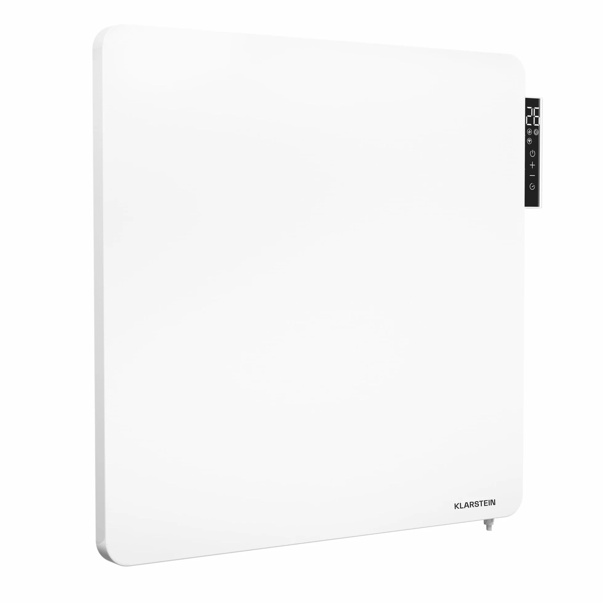 KLARSTEIN Radiador Electrico Bajo Consumo Infrarrojos, Estufa Pared 450W, Detección Ventana Abierta, Temporizador, Emisor Termico, Radiadores Bajo Consumo Electricos sin CO2