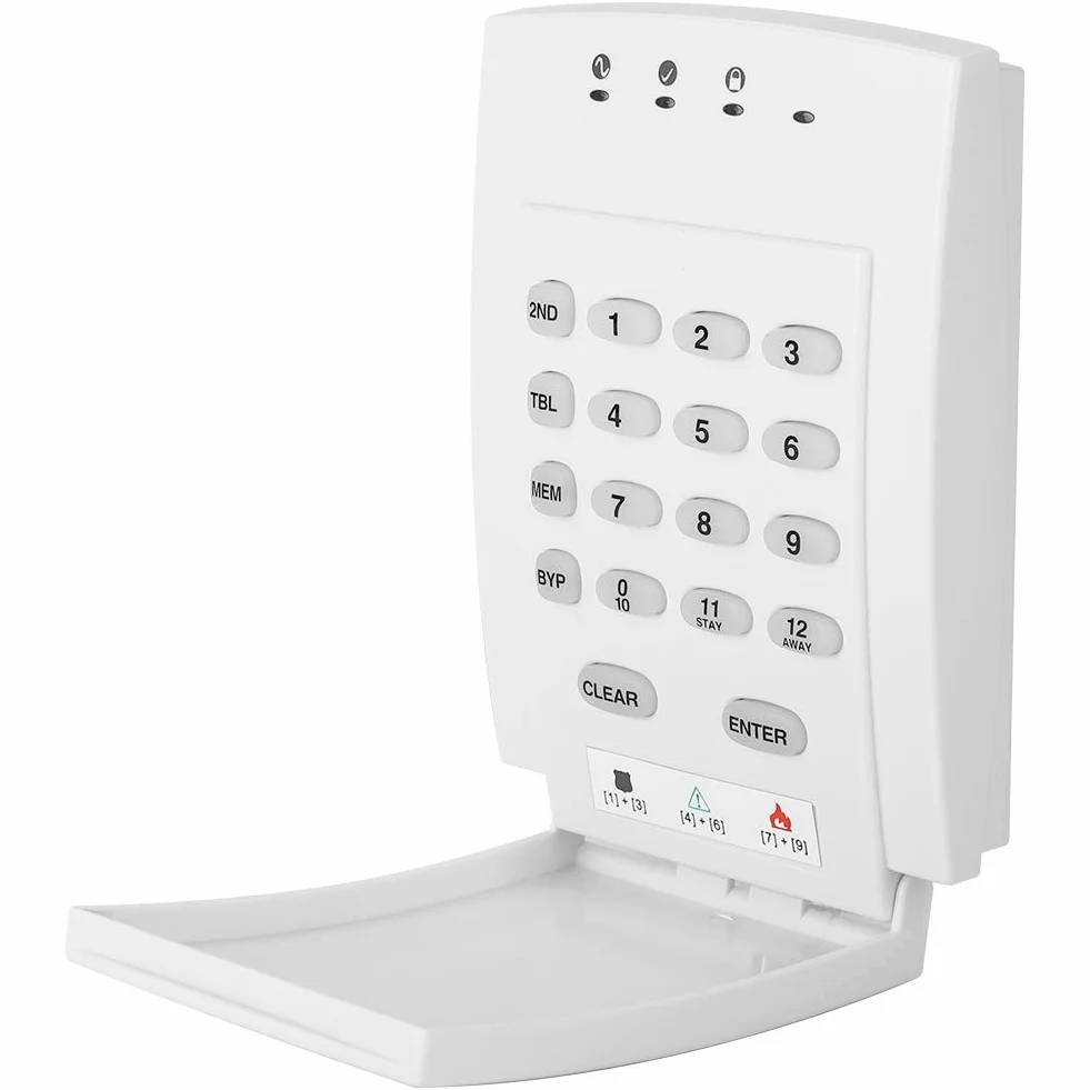Teclado de control de alarma antirrobo de seguridad para el hogar con un solo botón y brillo: crea tu espacio sin esfuerzo