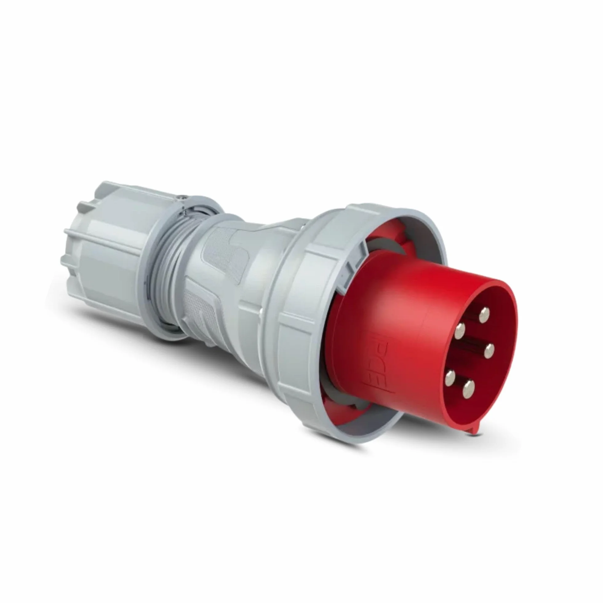 Interflex pce - Clavija estanca 125a 3 polos+neutro 400v 6 hora rojo