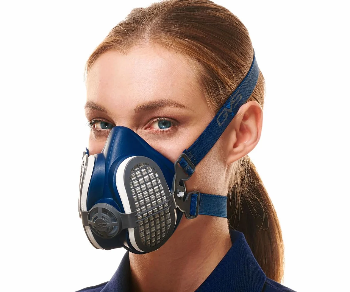 GVS Máscara Elipse SPR502 con filtros P3 para polvo y olores molestos, M/L