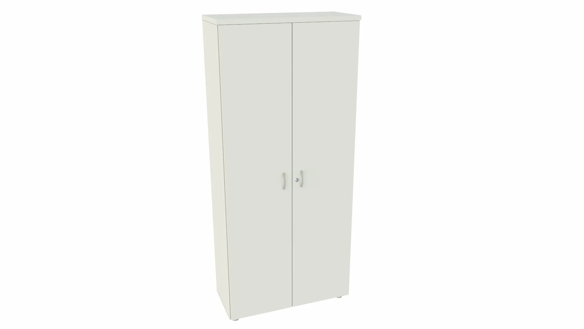 Euromof Armario de Oficina 92x42x206 cm Blanco