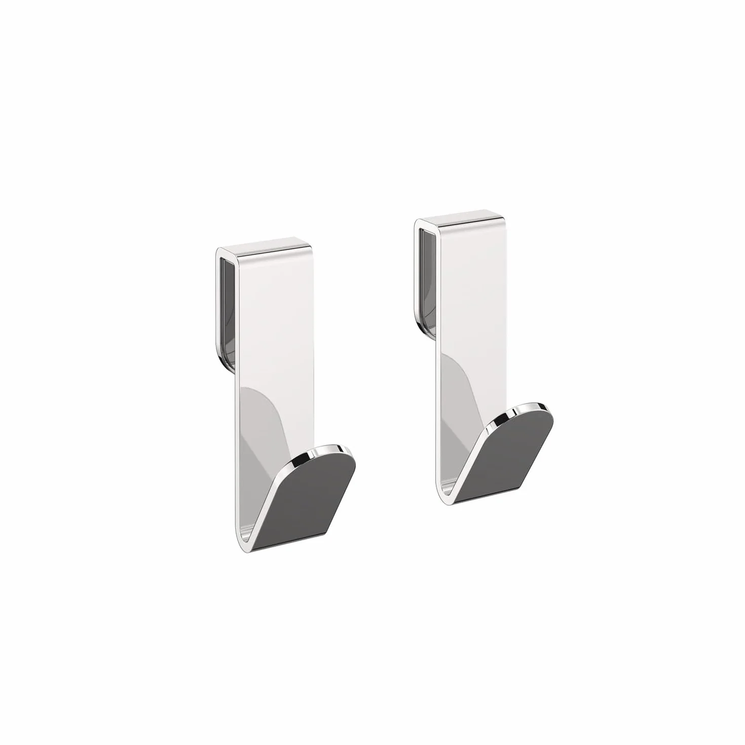 COSMIC Architect Sp Colgador de Baño para Mampara de Ducha Fabricado en Metal de Gran Resistencia. Gancho para Toallas de Diseño Minimalista en Color Cromo