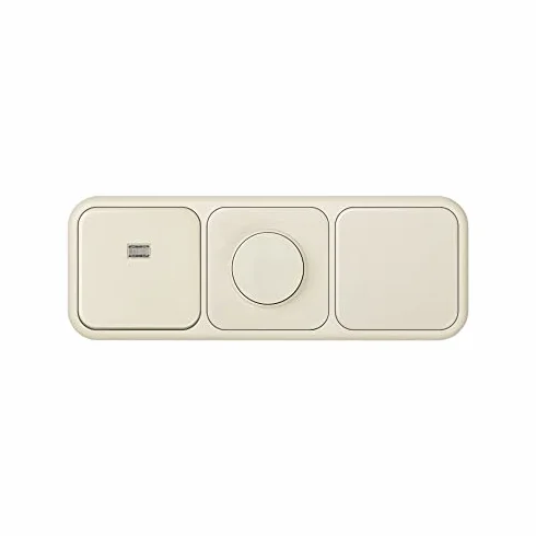 Simon 31630-31 placa de pared y cubierta de interruptor Marfil