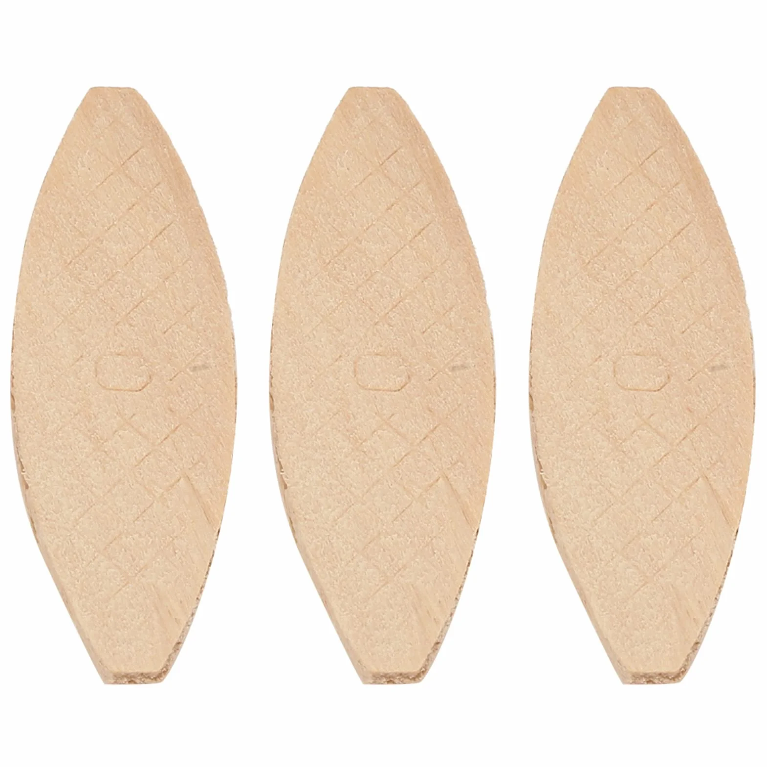 Surtido de 100 piezas de galletas de madera de haya (n.º 0 10 20). Surtido de placas de unión de madera placas de unión planas para trabajos de carpintería ebanistería y fabricación de muebles.