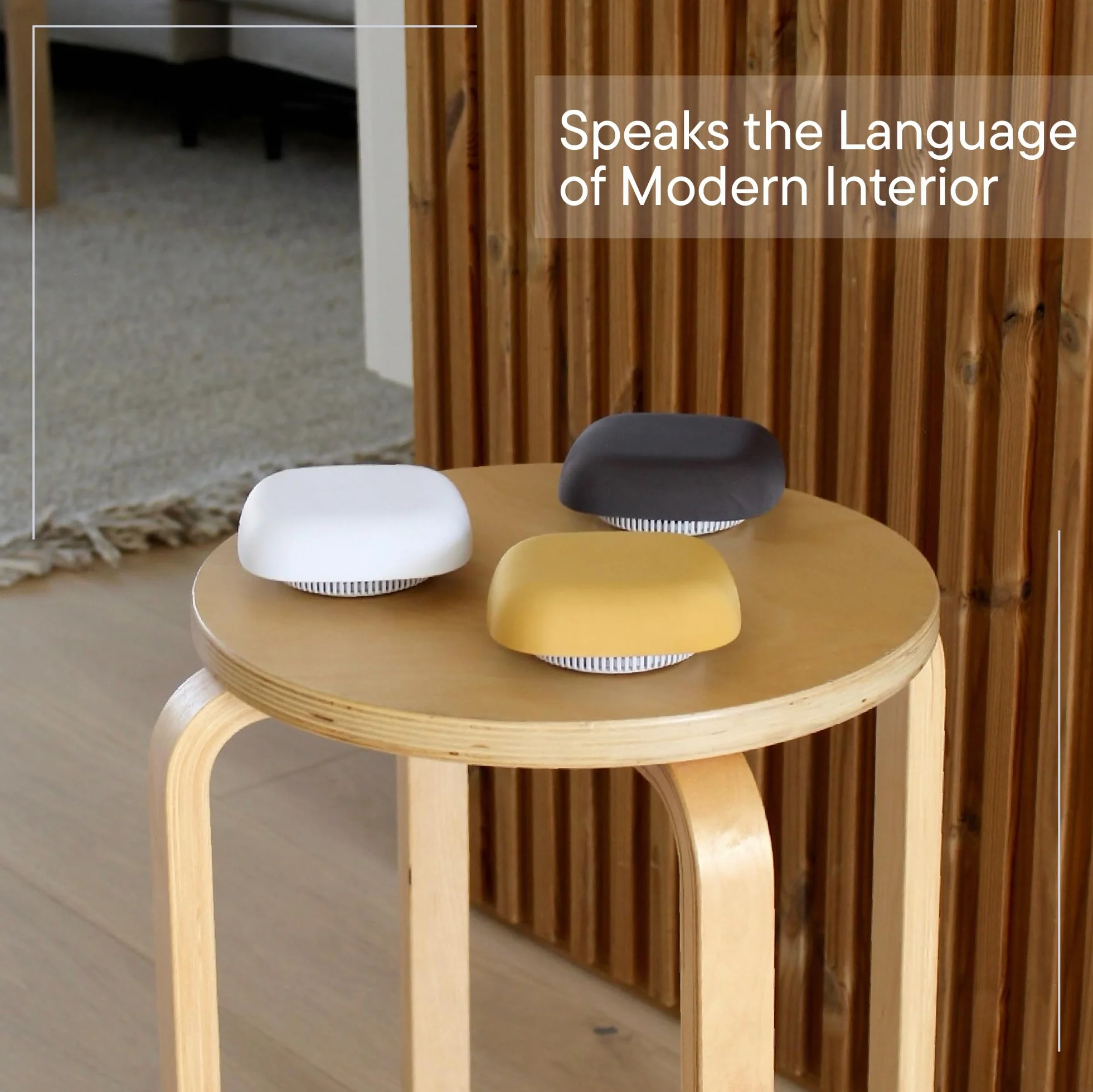 Jalo Kupu 10 Detector de Humo óptico para casa - Batería de Litio de 10 años - Diseño escandinavo - Blanco
