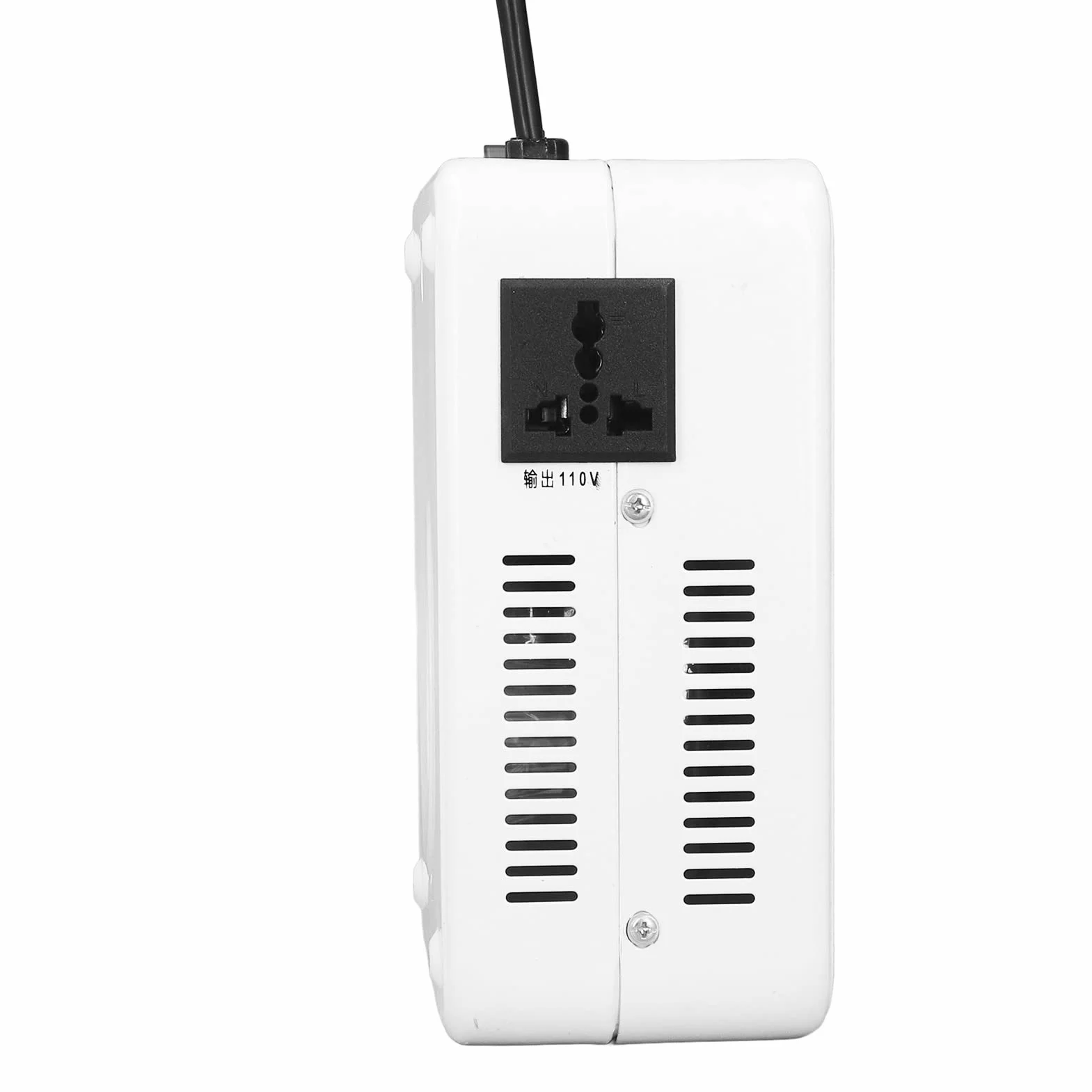 Transformador de Voltaje, Protección de Circuito Refrigeración Convertidor de Potencia Reductor de Baja Frecuencia Monofásico 220V a 110V para Aparatos Eléctricos (Enchufe de la UE)