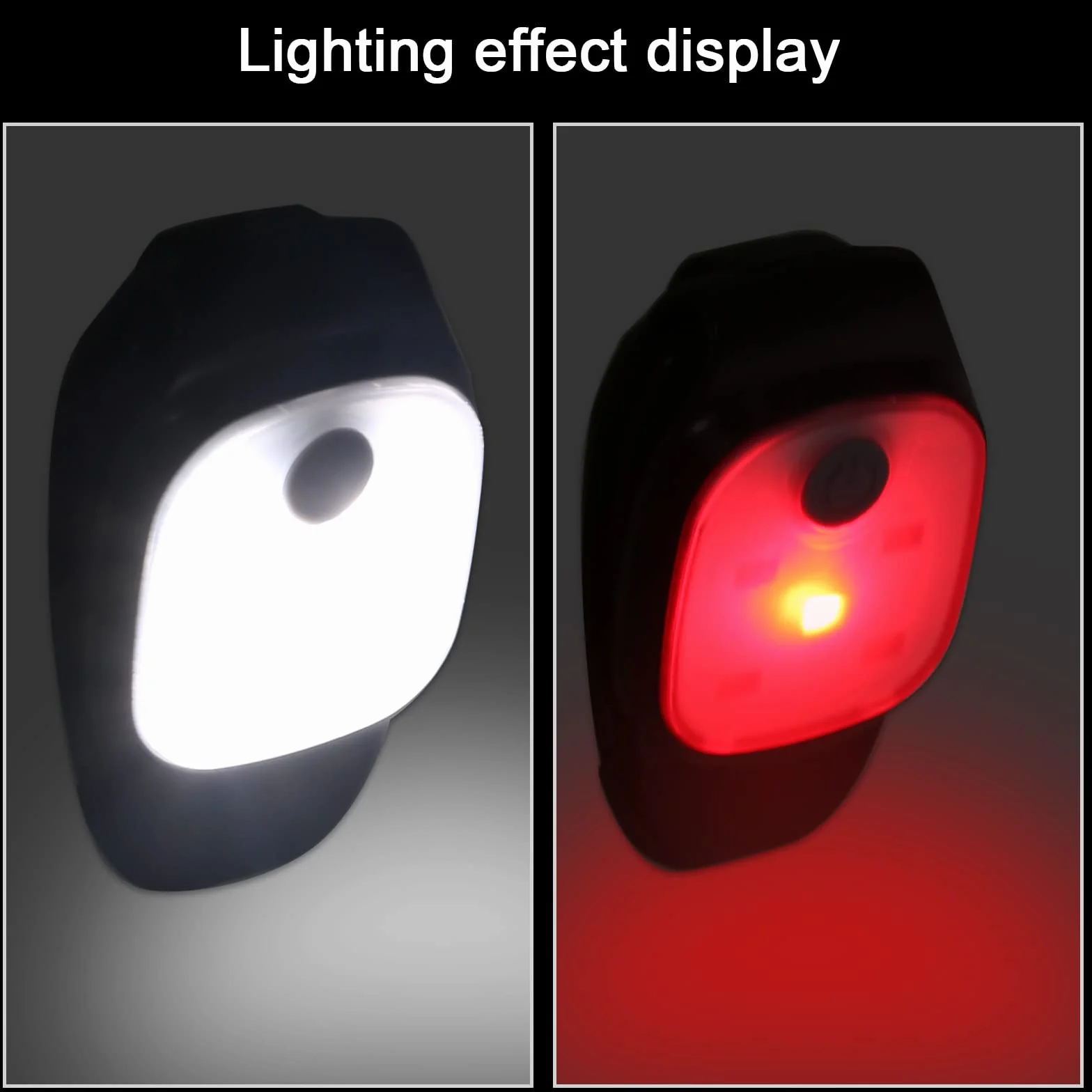 2 Piezas Linterna Manos Libres, Linterna Frontal LED con Clip, Luces de Seguridad para la Noche, Recargable por USB, 4 Modos de Iluminación, para Noche para Correr, Cámping, Pasear al Perr