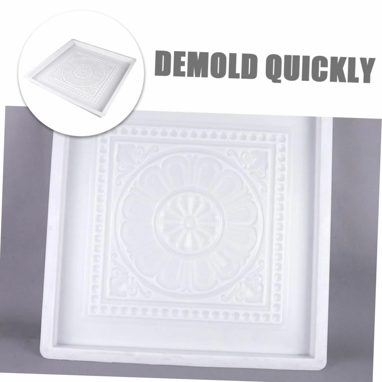 LALAFINA Molde de Ladrillo de Hormigón Reutilizable para Pavimento Exterior, Plástico Diseño Antiguo y Resistente al Deslizamiento para Patios y Jardines