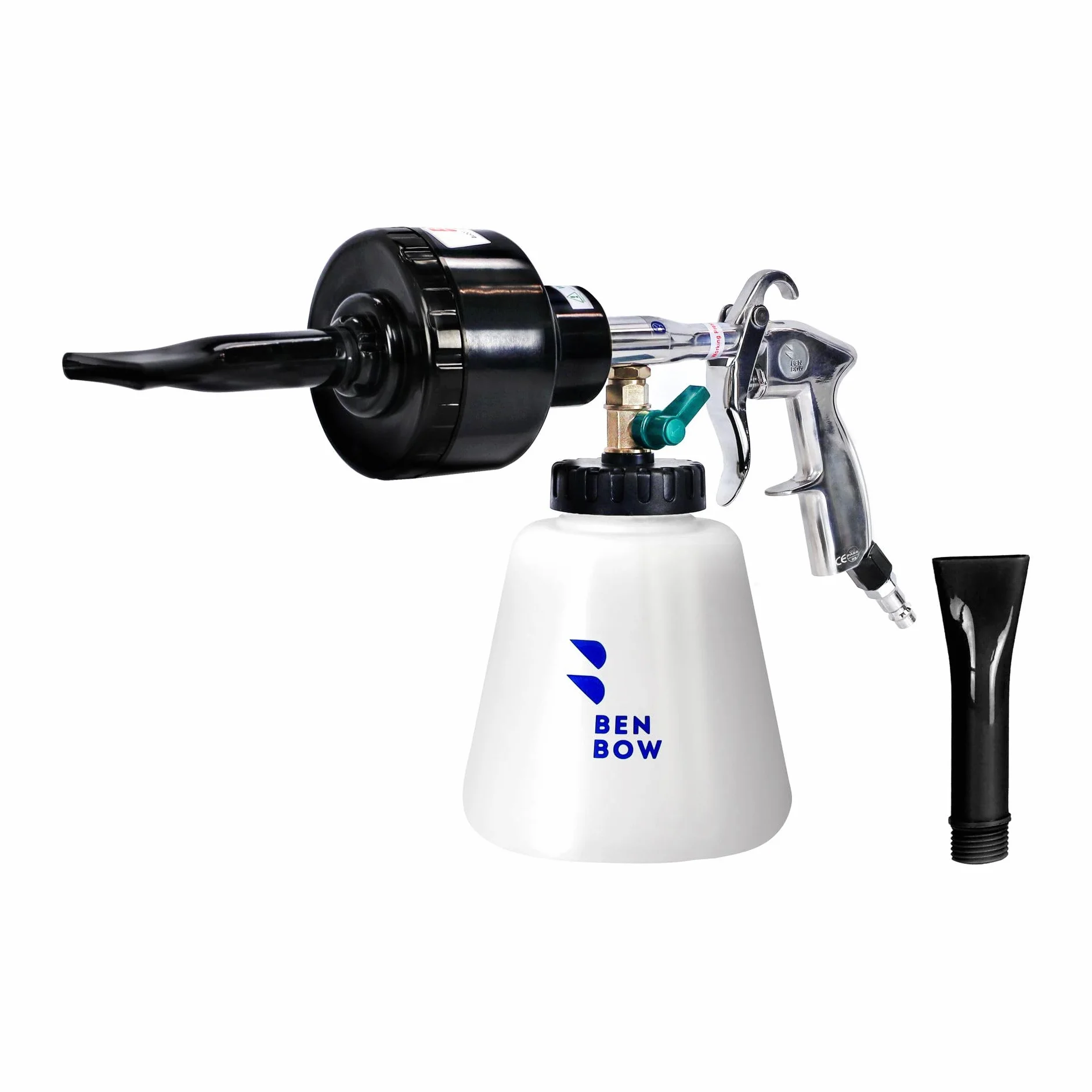 BenBow Pistola de Espuma de Aire comprimido Black – para una pre-Limpieza efectiva de Coches, Barcos y Motocicletas – práctica Pistola de Espuma – Ideal para Profesionales del detallado de vehículos