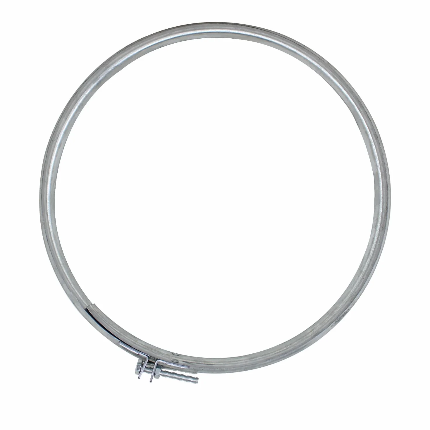 Abrazadera tubo chimenea conducto escape ajustable galvanizada metálica 350mm