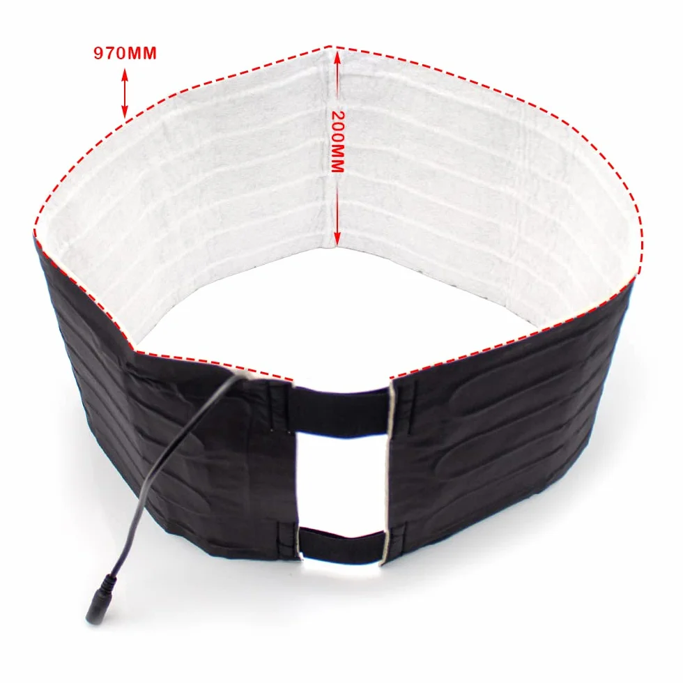 220V 15KG Calefacción de para Tanques de Almacenamiento de Gas Líquido Banda Calefactora Eléctrica para Cilindros de Banda, Calefacción Auxiliar para Cilindros de Gas PTC 970x200MM