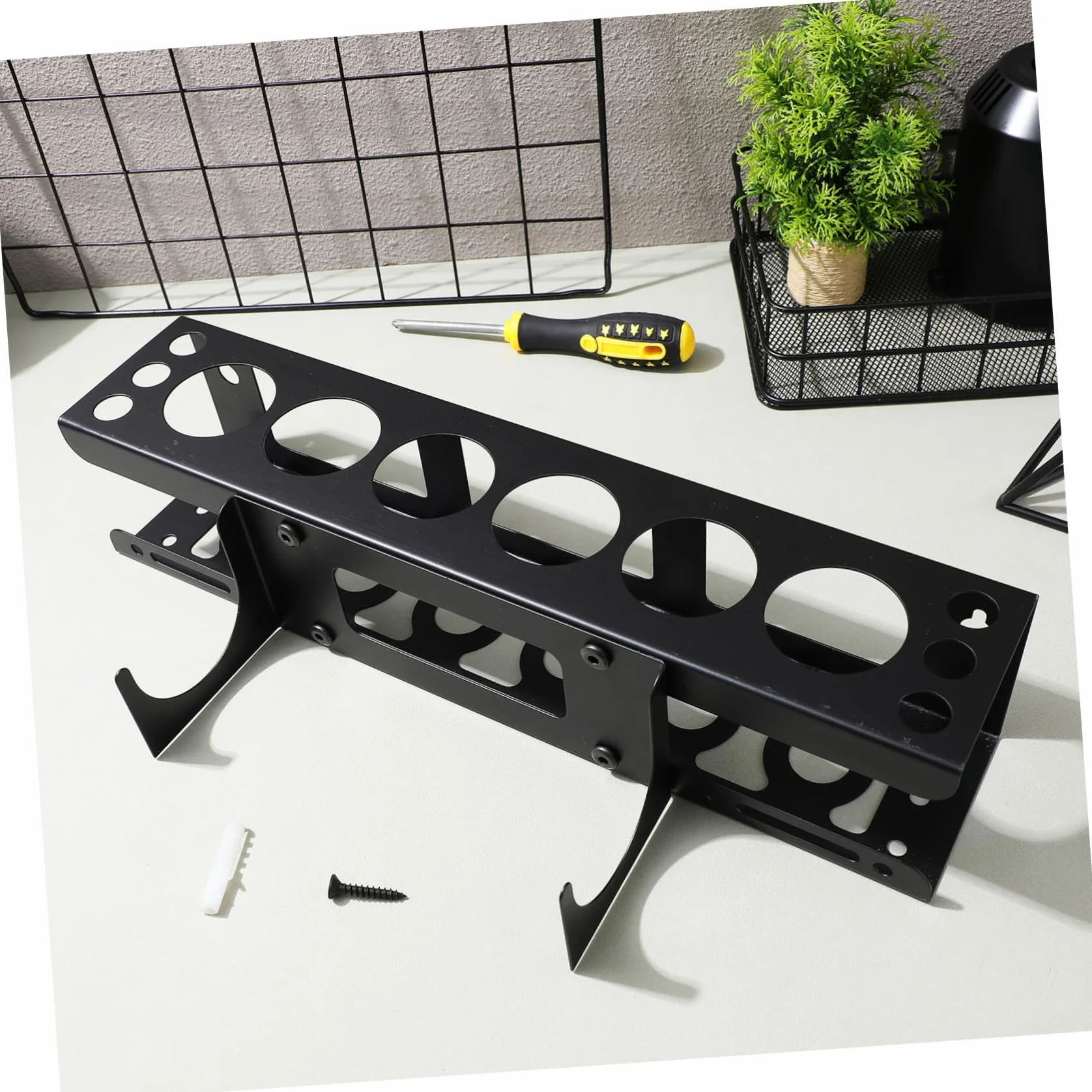 DOITOOL Organizador De Herramientas De Pared Resistente Con Soporte Ajustable Para Tubos De Sellador Estante De Almacenamiento Para Garaje Taller Y Furgoneta Optimiza Espacio Y Facilita Acceso