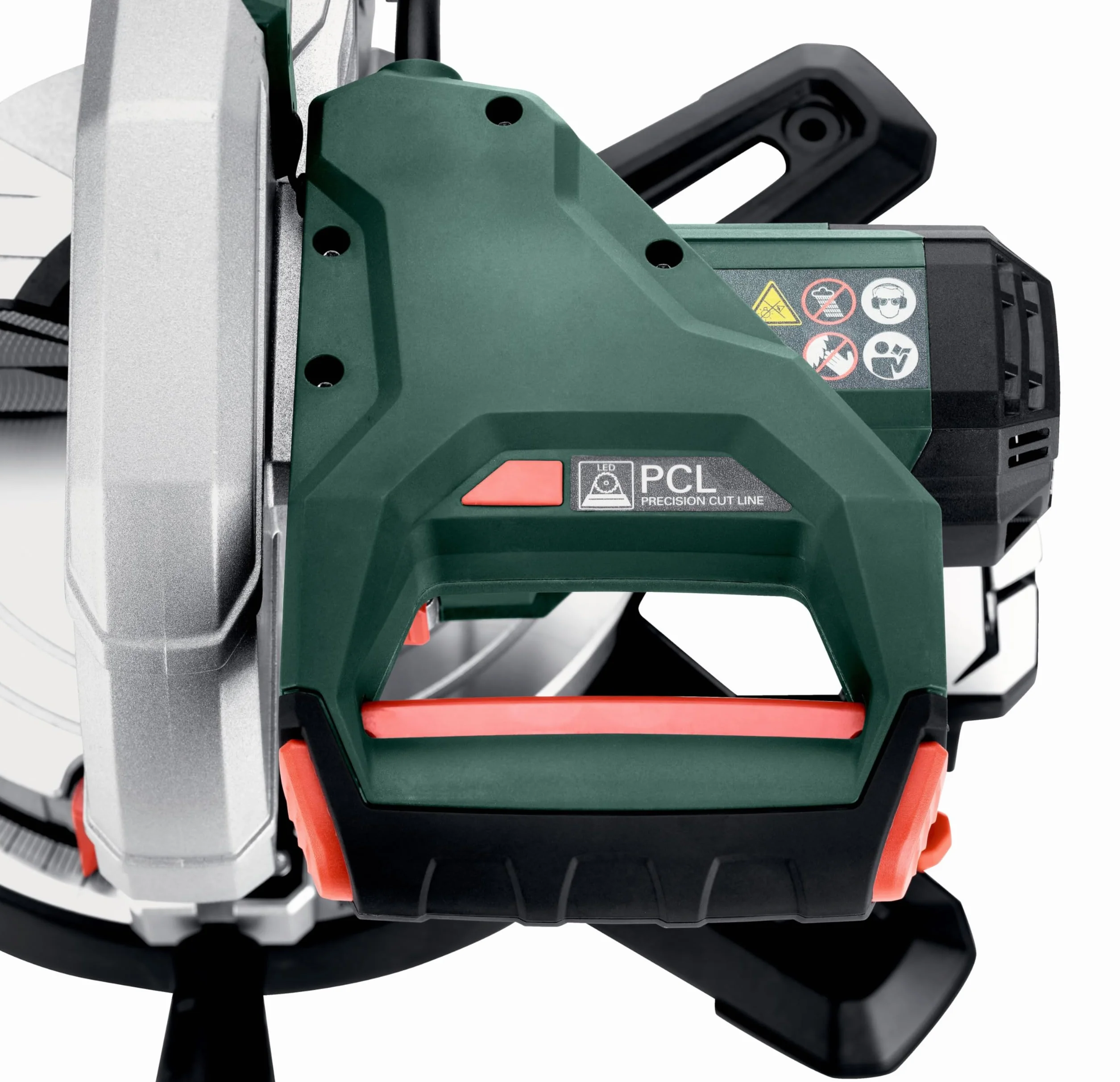 metabo KS 216 M 610216900 - Juego de sierra tronzadora (caja con 2 hojas de metal duro, inclinación de la hoja de sierra, ampliaciones de mesa integradas)